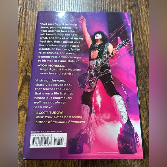 KISS Paul Stanley Backstage Pass Hard Cover Book - Picture 2 of 4
